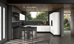 Outlet Cucina a prezzo ribassato con penisola moderna Zenit Cucine Con Penisola|Cucine Moderne