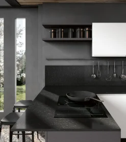 Outlet Cucina a prezzo ribassato con penisola moderna Zenit Cucine Con Penisola|Cucine Moderne