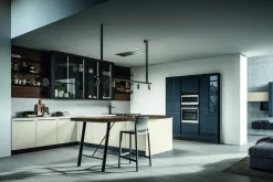 Arredo3 Cucina a prezzo scontato con penisola moderna Round5- Cucine Con Penisola|Cucine Moderne