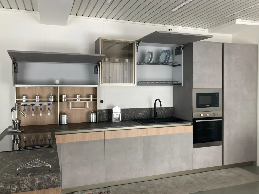 Sale Cucina a prezzo scontato con penisola design Natural Moretti compact Cucine Con Penisola|Cucine Design