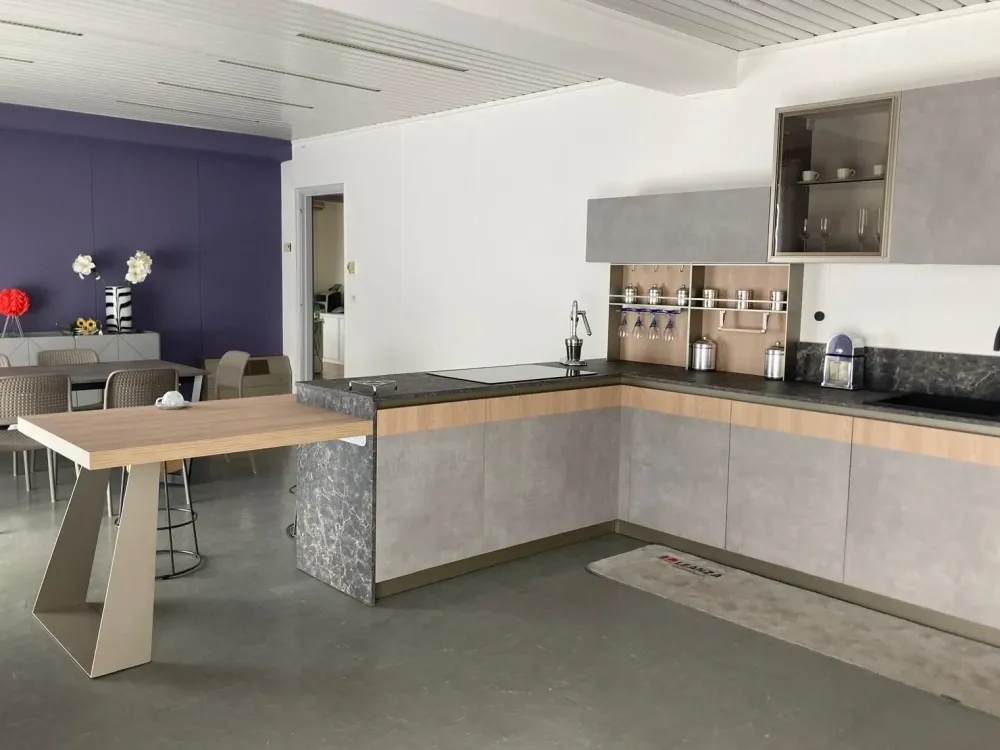 Sale Cucina a prezzo scontato con penisola design Natural Moretti compact Cucine Con Penisola|Cucine Design