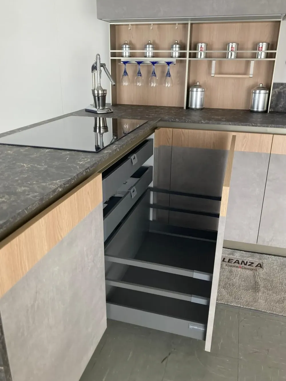 Sale Cucina a prezzo scontato con penisola design Natural Moretti compact Cucine Con Penisola|Cucine Design