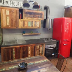 Nuovi Mondi Collection Cucina a prezzo scontato lineare industriale Cucina modello  recicle  industrial  - Cucine Lineari