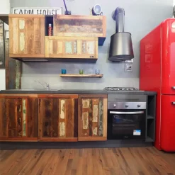 Nuovi Mondi Collection Cucina a prezzo scontato lineare industriale Cucina modello  recicle  industrial  - Cucine Lineari