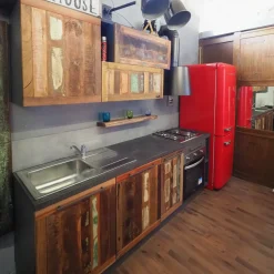 Nuovi Mondi Collection Cucina a prezzo scontato lineare industriale Cucina modello  recicle  industrial  - Cucine Lineari