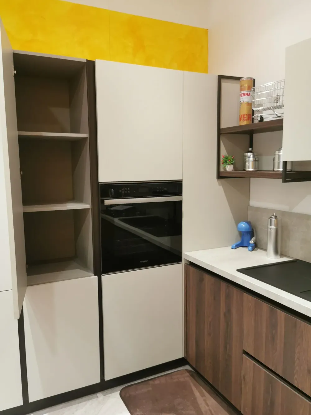 Outlet Cucina a prezzo scontato ad angolo moderna Domino 1 Cucine Ad Angolo|Cucine Moderne