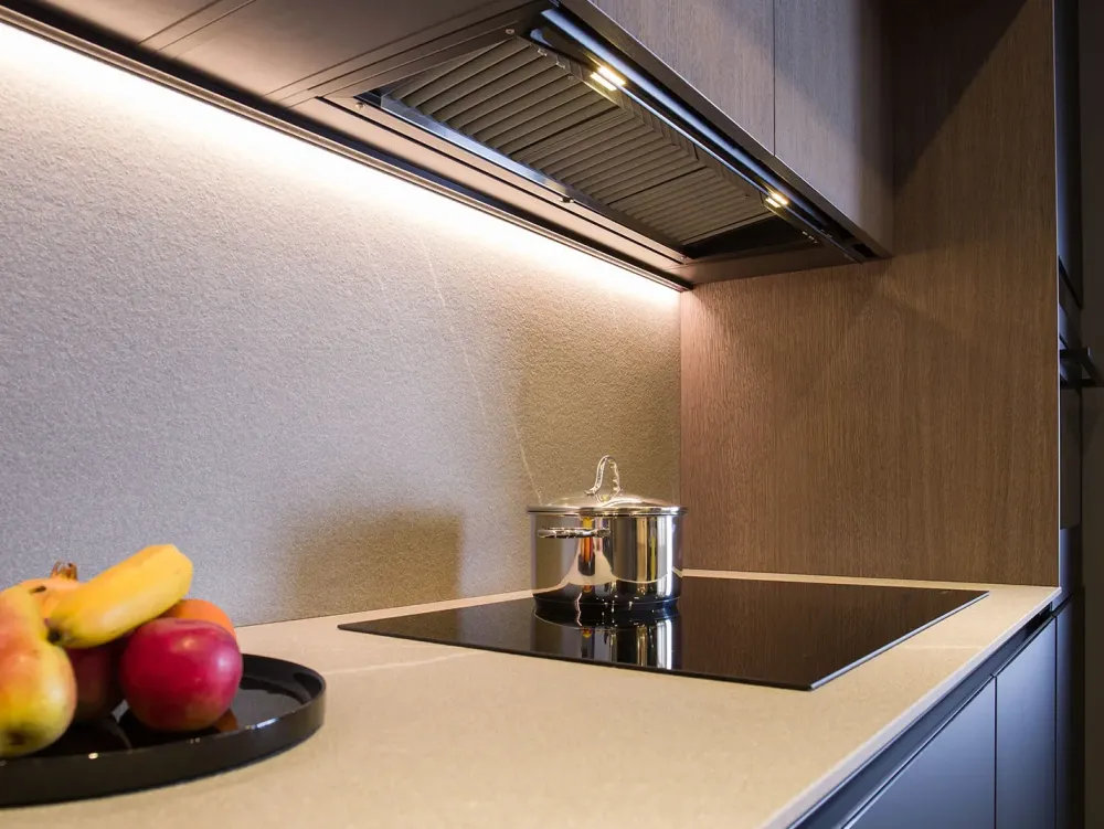 Outlet Cucina a prezzo scontato lineare moderna Plan 03 outlet Cucine Lineari|Cucine Moderne