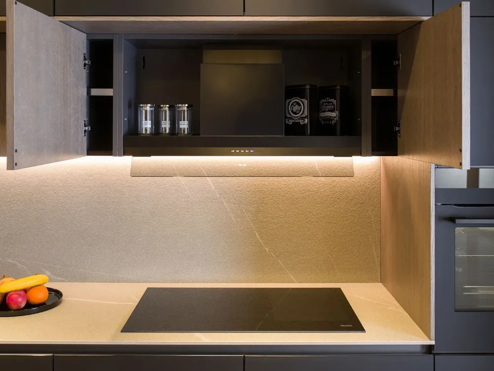 Outlet Cucina a prezzo scontato lineare moderna Plan 03 outlet Cucine Lineari|Cucine Moderne