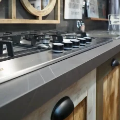 Cucina a prezzo scontato lineare provenzale Cucina nordic  vintage style  in legno^Nuovi Mondi Collection Discount