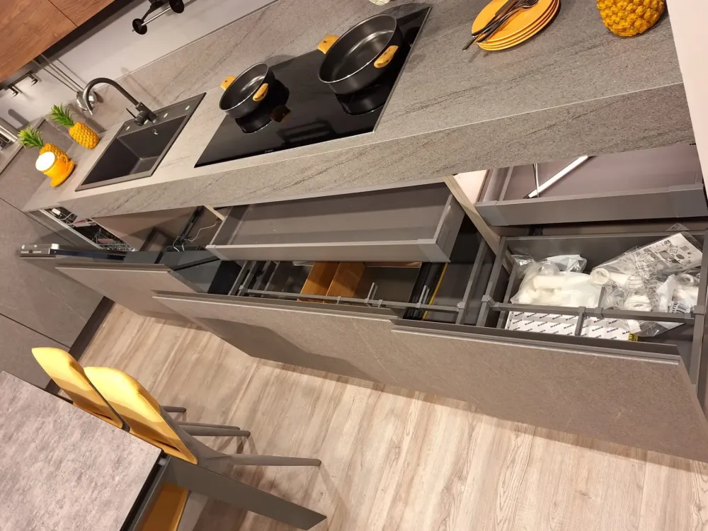 Zecchinon Cucina a prezzo scontato ad angolo moderna- Cucine Ad Angolo|Cucine Moderne