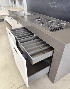 Sale Cucina a prezzo scontato ad angolo moderna Kali atlanta Cucine Ad Angolo|Cucine Moderne