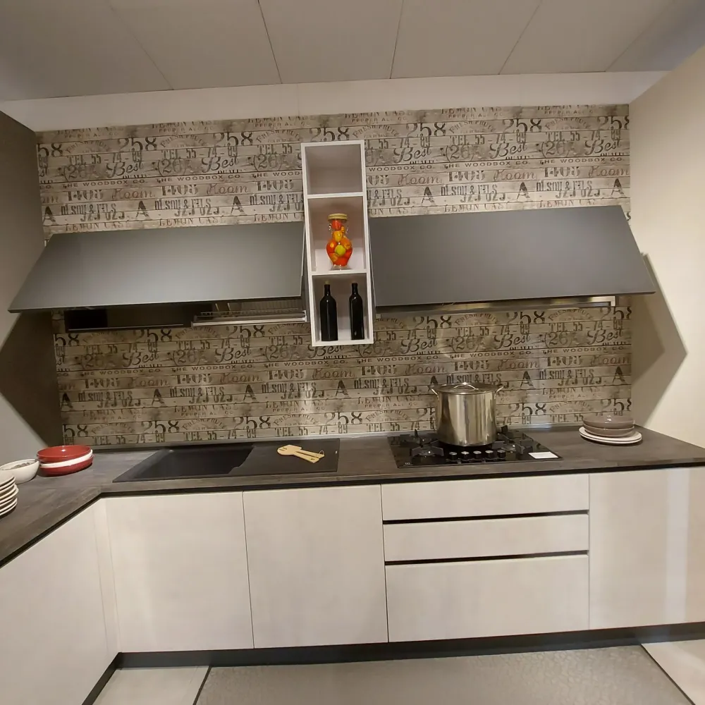 CUCINA ad angolo Sp22 SCONTATA 53% Cucine Ad Angolo|Cucine Moderne