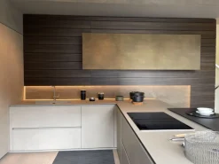 Cucina ad angolo design grigia Mh6 a soli 22600 Euro^Modulnova Best