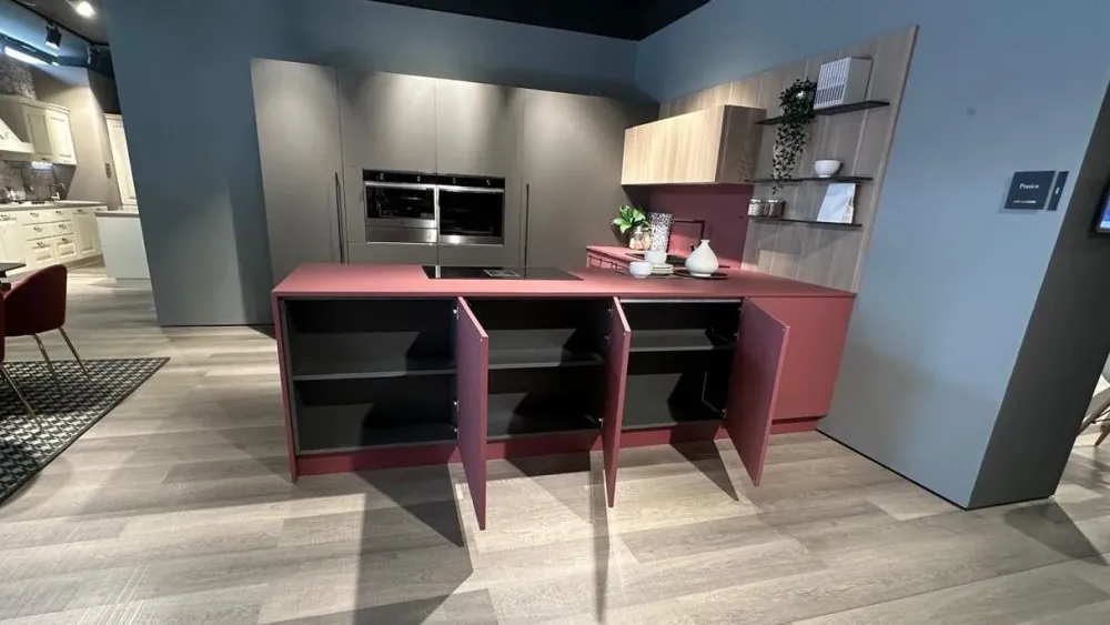 La casa moderna Cucina ad angolo in laccata opaco a prezzo ribassato 64%- Cucine Ad Angolo|Cucine Moderne