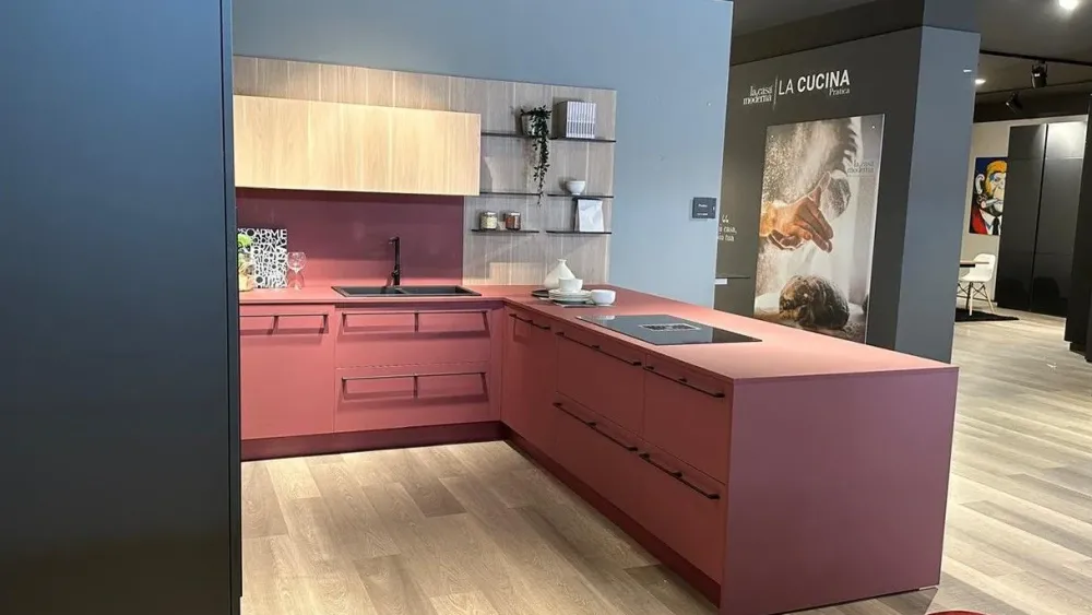 La casa moderna Cucina ad angolo in laccata opaco a prezzo ribassato 64%- Cucine Ad Angolo|Cucine Moderne