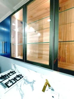 Cucina ad angolo in laccato opaco a prezzo scontato 76%^Colombini Casa Outlet