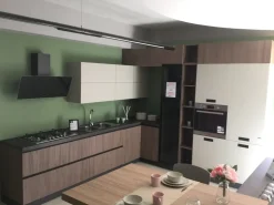 Febal Cucina ad angolo in laminato materico a prezzo scontato- Cucine Ad Angolo|Cucine Moderne