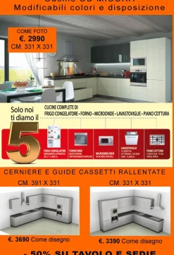 Febal Cucina ad angolo in laminato materico a prezzo scontato- Cucine Ad Angolo|Cucine Moderne