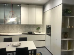 Cucina ad angolo in laminato materico a prezzo ribassato 34%^Scavolini Clearance