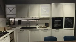 Cucina ad angolo in legno a prezzo scontato 50%^Creo Best