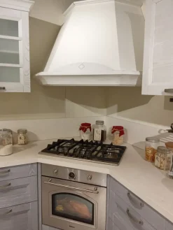 Cucina ad angolo in legno a prezzo scontato 36%^GM Cucine