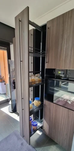 Stosa Cucina ad angolo in polimerico opaco altri colori Metropolis a prezzo scontato- Cucine Ad Angolo|Cucine Moderne