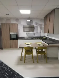 Discount Cucina ad angolo in polimerico opaco a prezzo scontato 40% Cucine Ad Angolo|Cucine Moderne