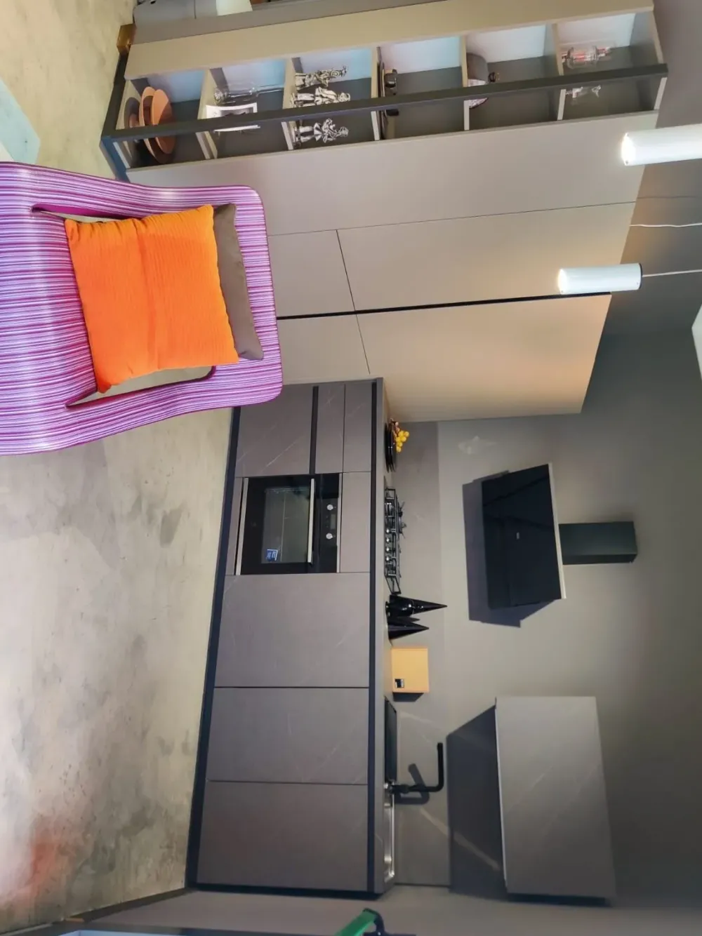 Cucina ad angolo K105 noir con un ribasso vantaggioso^Zecchinon New