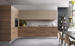 S75 Cucina ad angolo Mod.clhoè versione eucalipto con uno sconto vantaggioso- Cucine Ad Angolo|Cucine Moderne