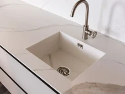 Cucina ad angolo moderna tortora Plan 01 outlet a soli 24790 Euro^Diotti.com Online