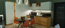Hot Cucina ad angolo moderna rovere chiaro Cucina licia Cucine Ad Angolo|Cucine Moderne