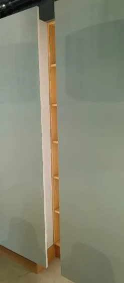 Hot Cucina ad angolo moderna rovere chiaro Cucina licia Cucine Ad Angolo|Cucine Moderne