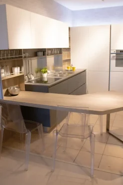 CUCINA ad angolo Oyster SCONTATA 55%^Veneta Cucine Online