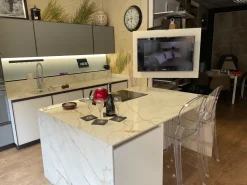 Discount Cucina ad isola design bianca Agin Cucine Ad Isola|Cucine Design