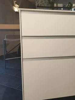 Cucina ad isola in laminato opaco bianca Artematica   a prezzo ribassato^Valcucine Best