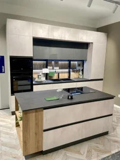 Creo Cucina ad isola moderna bianca Tablet head- Cucine Ad Isola|Cucine Moderne