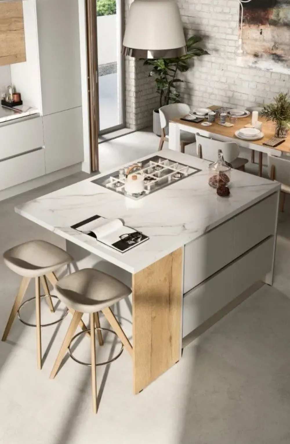 Cucina ad isola Piana con un ribasso vantaggioso^Imab Hot