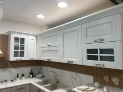 Outlet Cucina Aisha classica tortora ad angolo scontata 55% Cucine Ad Angolo