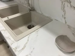 Outlet Cucina Aisha classica tortora ad angolo scontata 55% Cucine Ad Angolo