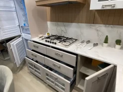 Outlet Cucina Aisha classica tortora ad angolo scontata 55% Cucine Ad Angolo