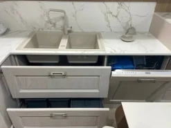 Outlet Cucina Aisha classica tortora ad angolo scontata 55% Cucine Ad Angolo