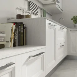 Cucina Alba 3 ad angolo con uno sconto imperdibile^Essebi Best