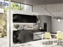 Hot Cucina altri colori design lineare Q01 a soli 7410 Euro Cucine Lineari|Cucine Design