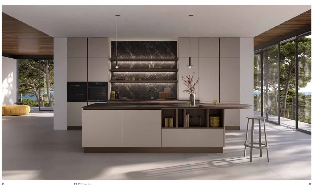 New Cucina altri colori design con isola Easy in offerta Cucine Ad Isola|Cucine Design