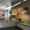 Cucina altri colori design con penisola Metropolis fenix cemento  a soli 13500 Euro^Stosa New