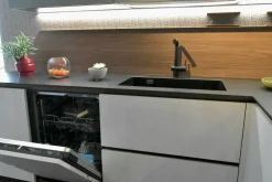 Cucina altri colori design con penisola Metropolis fenix cemento  a soli 13500 Euro^Stosa New