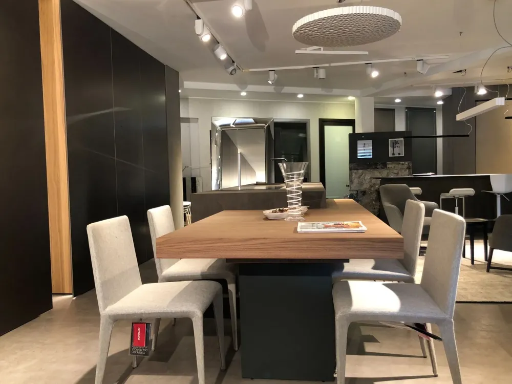 Cucina altri colori design con isola Skill gres^Modulnova