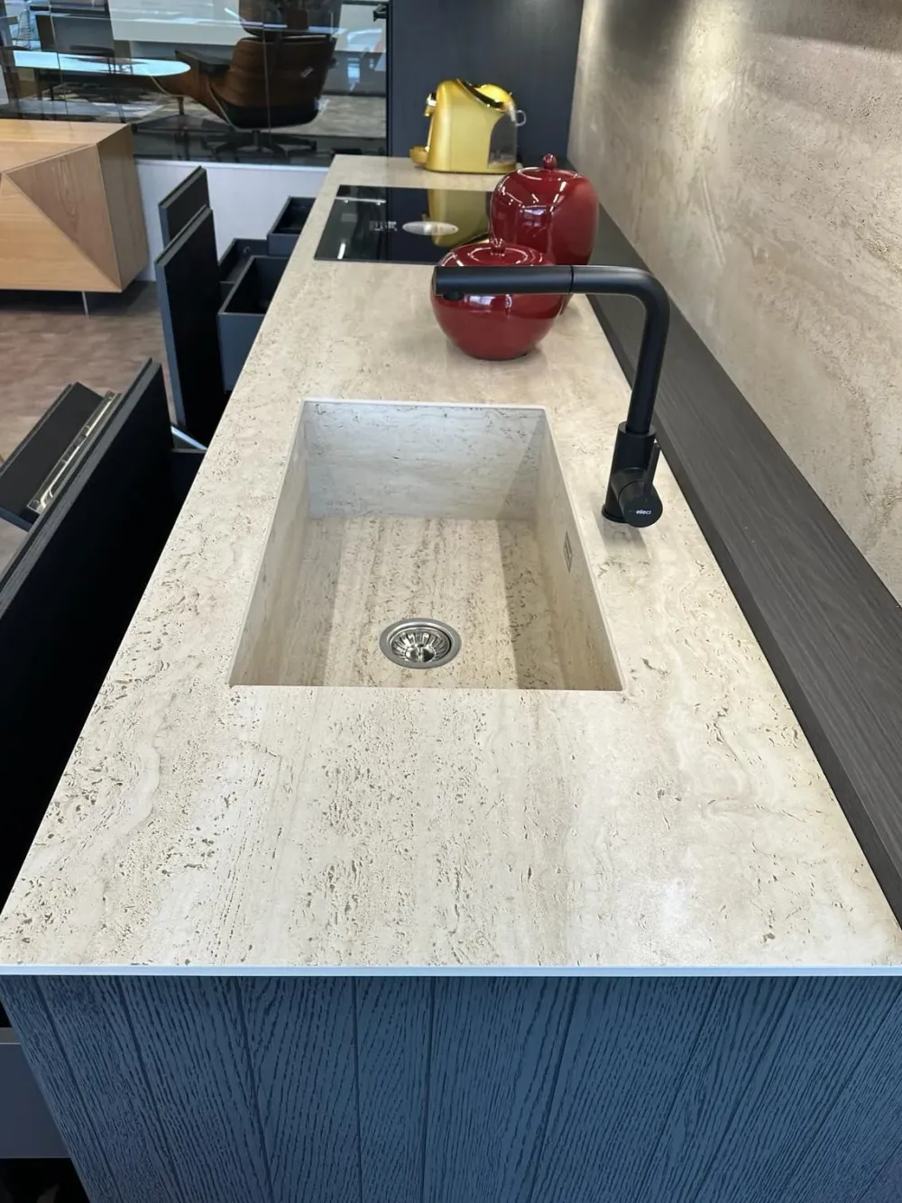 Binova Cucina altri colori design lineare Bluna- Cucine Lineari|Cucine Design