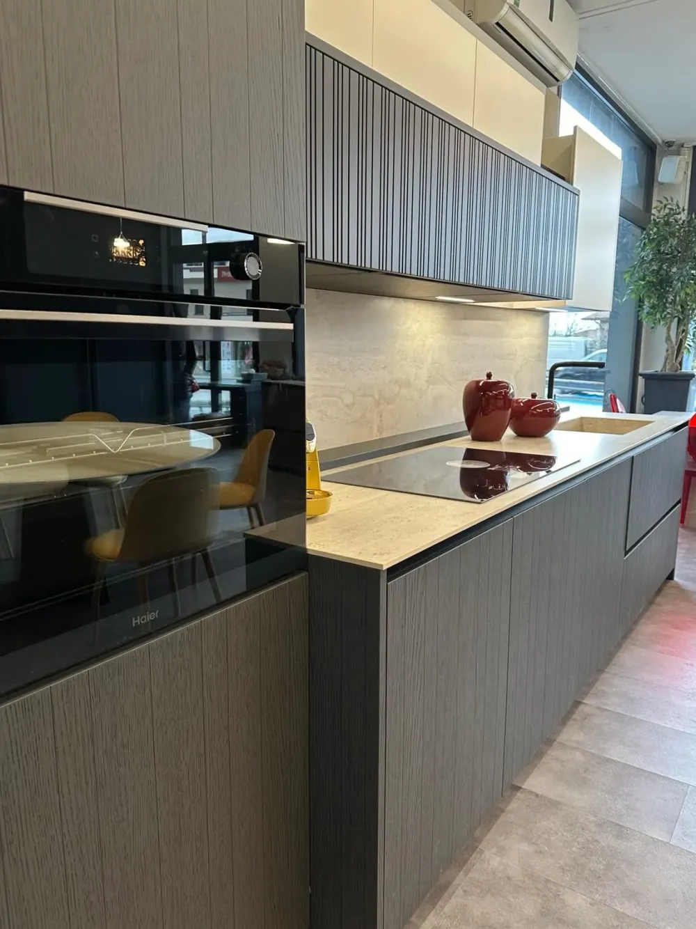 Binova Cucina altri colori design lineare Bluna- Cucine Lineari|Cucine Design