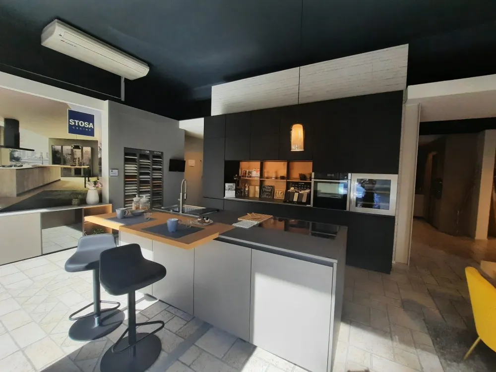 Stosa Cucina altri colori design con isola Metropolis aliant  - Cucine Ad Isola|Cucine Design